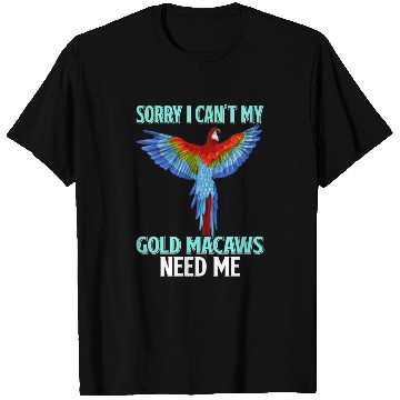 Discover Gold Macaw Ornithologist Enthusiast Gift T Shirts
