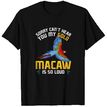 Discover Blue Macaw Gold Macaw Ornithologist Enthusiast T Shirts
