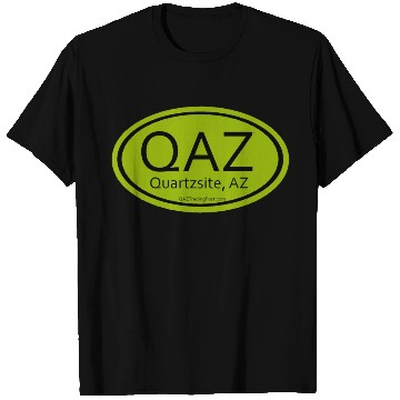 Discover QAZ Black w/Green T Shirts