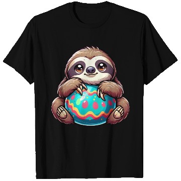 Discover Easter Sloth: Embrace and Easter Egg T Shirts