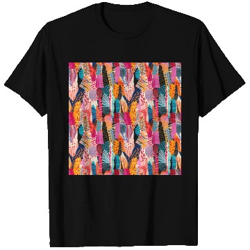 Discover Playful Colors Abstract Pattern T Shirts