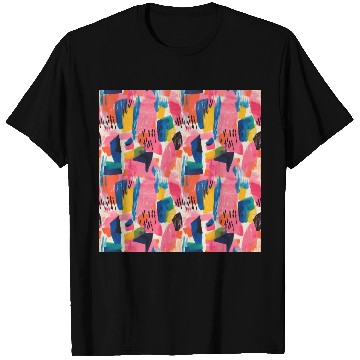 Discover Vivid Colors Abstract Pattern T Shirts