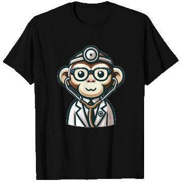 Discover Cute Monkey Doctor T Shirts