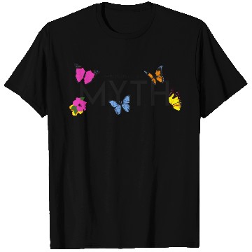 Discover Impossible is a... Myth Hibiscus et papillon T Shirts