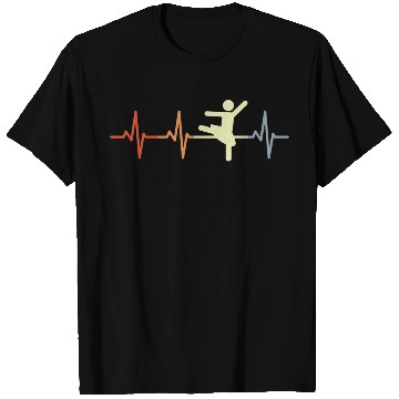 Discover Ballet Dancer Stickfigures Heartbeat T Shirts