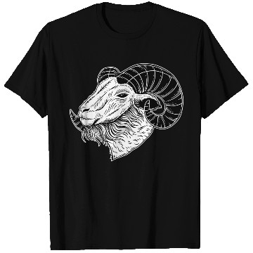 Discover Baphomet Goat Devil Horn Head T Shirts