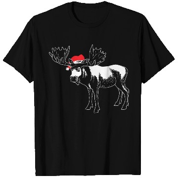 Discover Christmas Moose X mas Deer Animal Fan Hilarious T Shirts