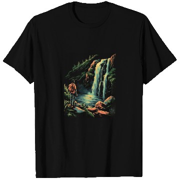 Discover Photography Waterfall Nature Photographer Camera T Shirts