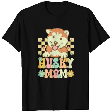 Discover Groovy Siberian Husky Female Dog Lover T Shirts