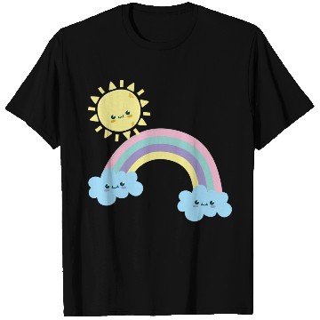 Discover Rainbow sun T Shirts