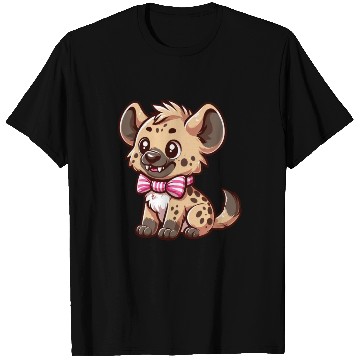 Discover Playful Hyena Cartoon T Shirts