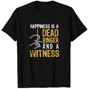Discover Funny Dead Ringer Horseshoe Pitching T Shirts