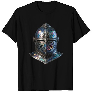 Discover Enchanted Knight's Helmet - Stained Glass Armor T Shirts