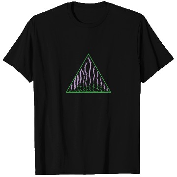 Discover Lavender in a Triangle Plant Garden Fragrance T Shirts