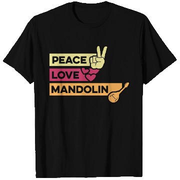 Discover Peace Love Mandolin Maestro Gift T Shirts