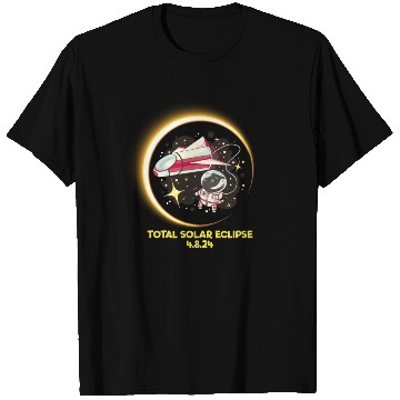 Discover Total Solar Eclipse 4.8.24 Kids Cat Eclipsecat ecl T Shirts