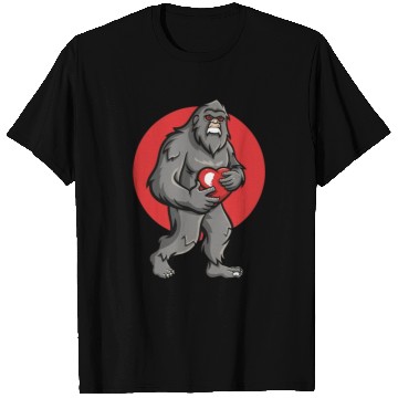 Discover bigfoot heart valentines day T Shirts