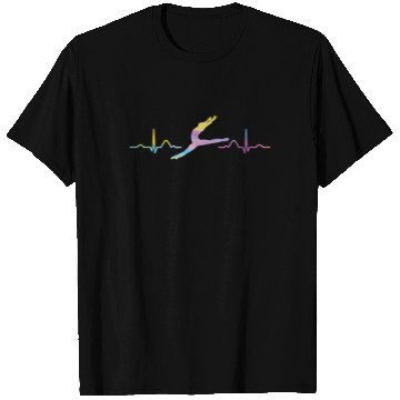 Discover Ballet Dancer Heartbeat EKG Ballerina T Shirts