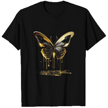 Discover Gold Butterfly T Shirts