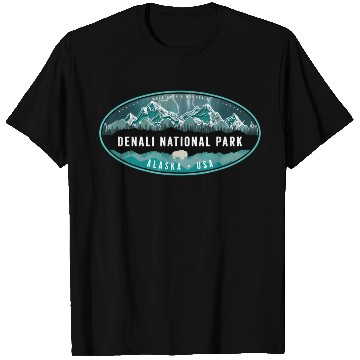 Discover Denali National Park Alaska Hiking Camg T Shirts