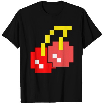 Discover 8 Bit Pixel Cherries 80s Video Game Halloween T Shirts
