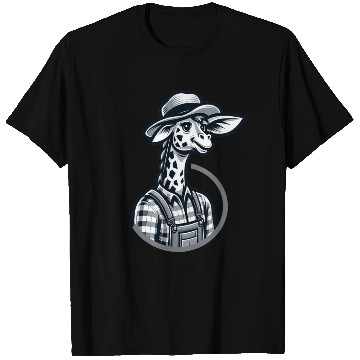 Discover Cute Giraffe Farmer T Shirts