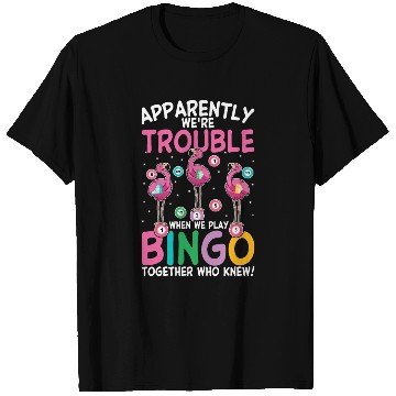 Discover Bingo Game Night Flamingo T Shirts