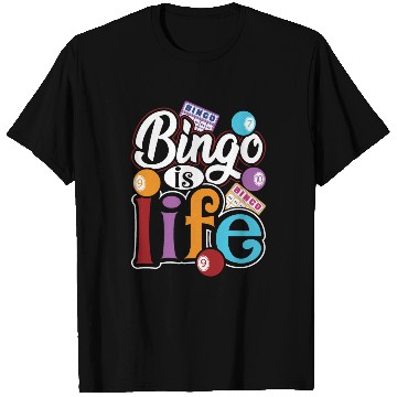 Discover Bingo Is Life Bingo Player Bingo Caller T Shirts