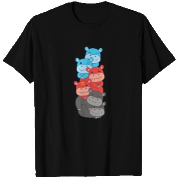 Discover Polyamory Flag Pride Lgbtq Cute Hippo T Shirts