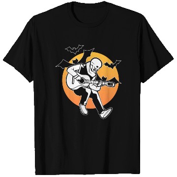 Discover Skeleton Guitar Player Guitar Teacher T Shirts