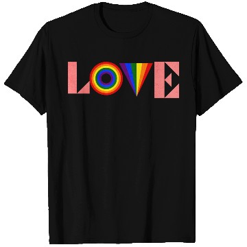Discover Love is love pride T Shirts