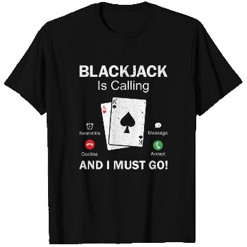 Discover Blackjack Gambling 21 Blackjack T Shirts