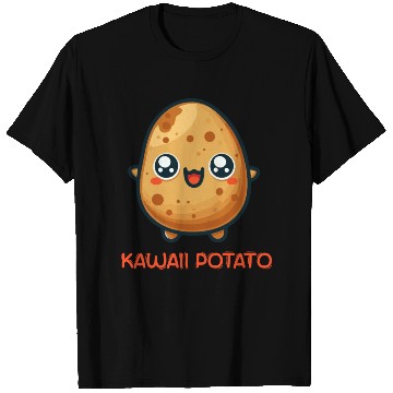 Discover Cute kawaii potato T Shirts