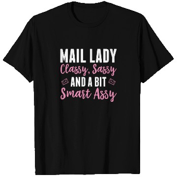 Discover Mail Lady Funny Postal Worker Women T Shirts