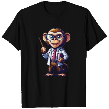 Discover Cute Monkey Teacher T Shirts