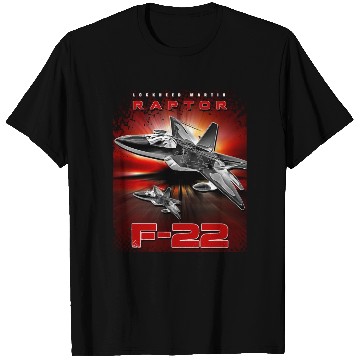 Discover F-22 Raptor Fighterjet Us Air Force Warbird T Shirts