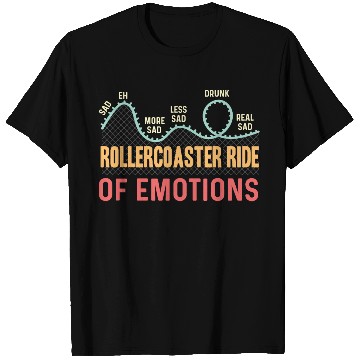 Discover Ride of Emotions Fearless or Brave Gift T Shirts
