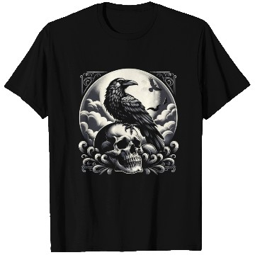 Discover Eclipse of the Corvid T Shirts