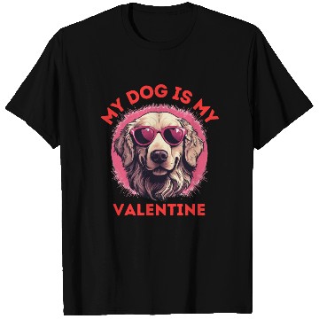 Discover My Dog is my Valentine's Day 2024 Golden Retriever T Shirts