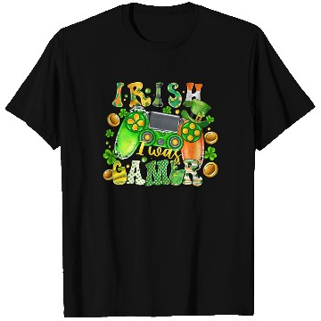 Discover Irish I Was Gamer T Shirts