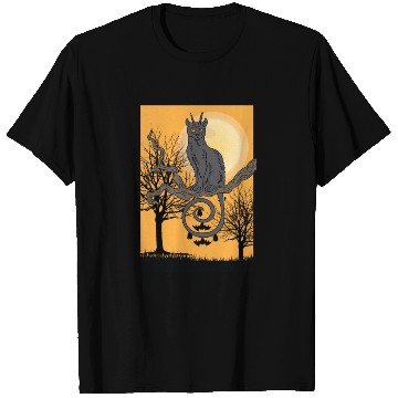 Discover Cat Full Moon Cat Parent Gift T Shirts