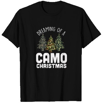 Discover I'm Dreaming Of A Camo Christmas Camouflage T Shirts