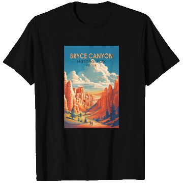 Discover Bryce Canyon National Park Travel Art Vintage T Shirts