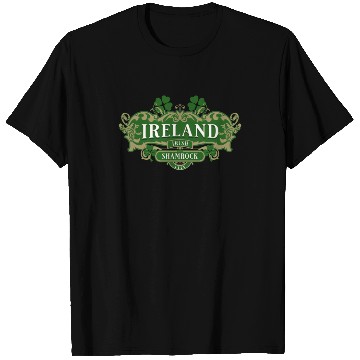 Discover St Patrick's Design Ireland Irish Shamrock Luck T Shirts