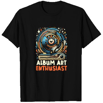 Discover Vinyl Records LP Collector Record Lover Audiophile T Shirts