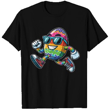 Discover Easter Egg Easter Egg Running Race Jogging Jogger T Shirts