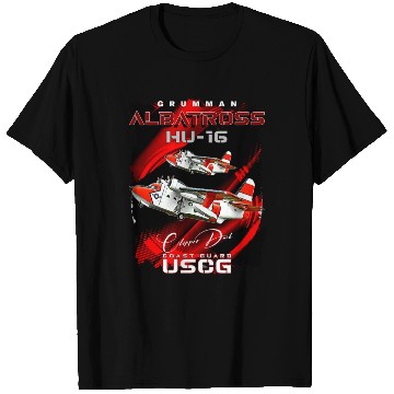 Discover Grumman HU-16 Albatross Coast Guard Aircraft T Shirts