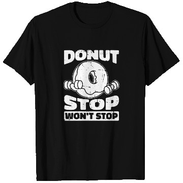 Discover Fitness Donut Funny Donut Gym T Shirts