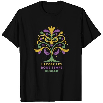 Discover Laissez Les Bons Temps Rouler Mardi Gras Tree T Shirts