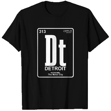 Discover Detroit Michigan Motor City USA T Shirts